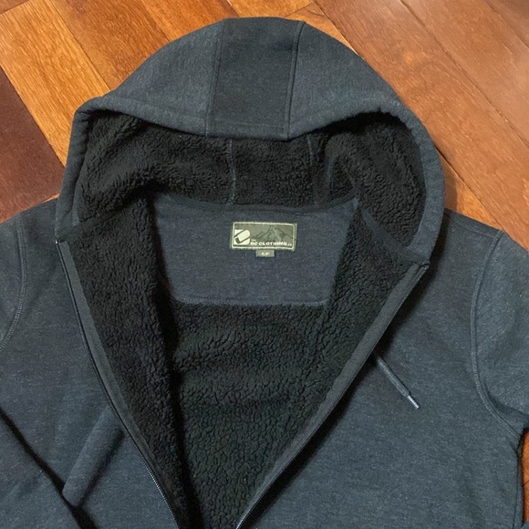 Men’s Fleece Zip Hooded Jacket - Picture 2 of 6